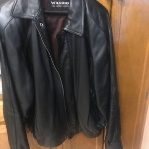 Genuine Leather Bomber Jacket